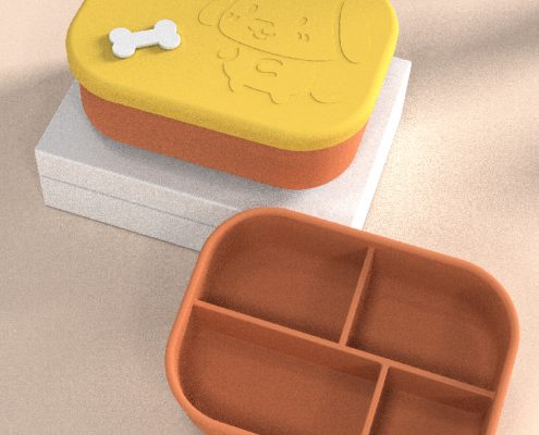 Silicone bento set